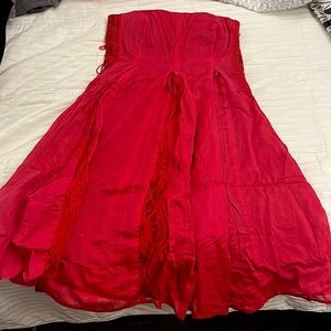 Moulinette Soeurs Red short dress.